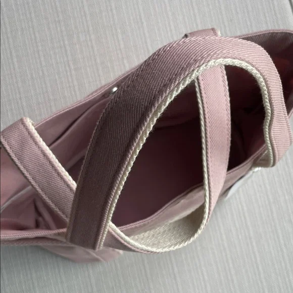 Lululemon Daily Multi-Pocket Mini Canvas Tote Bag 6.5L - mink berry light ivory - Picture 11 of 15